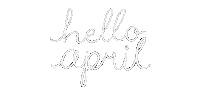 April Hello Sticker by Roman