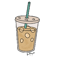 brittneyceo coffee drink latte starbucks Sticker