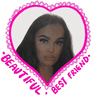 Best Friend Heart Sticker