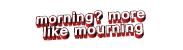 morning Sticker by AnimatedText