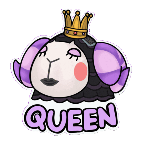 Animal Crossing Queen Sticker