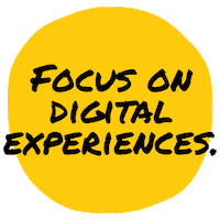 nova_gmbh yellow circle focus nova Sticker