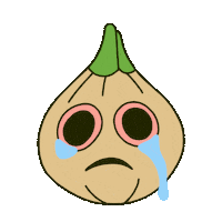 Sad Big Eyes Sticker