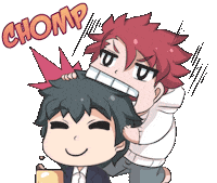 Bite Biting Sticker by Jin