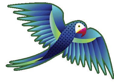 Bird Jungle Sticker