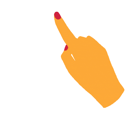 Hand Rotate Sticker