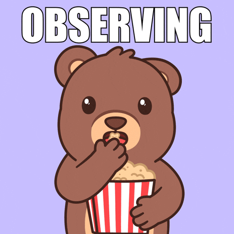 Teddy Bear Popcorn GIF by BEARISH