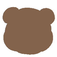 Bear くま Sticker