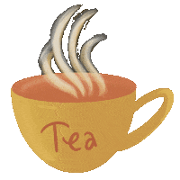 Tea Time Fall Sticker