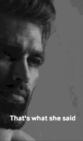 Awkward Thats What She Said GIF by Gigachad