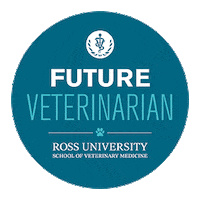 Rossies Sticker by Ross University School of Veterinary Medicine