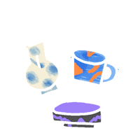 fripkorea pottery frip 프립 도자기 Sticker