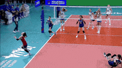 Go For It Laughing GIF by Volleyball World