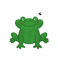 Fly Eating Sticker