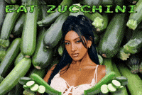 Zucchini Internet Girl GIF