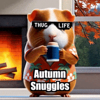 Hot Cocoa Autumn GIF by Guinea Gambino