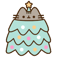 Christmas Tree Love Sticker by Pusheen