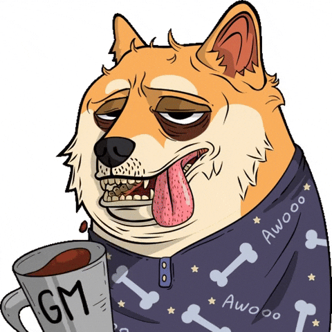 Coffee Time Dog GIF by Doge Pound