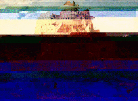 loretoriveros giphyupload art glitchart painting GIF