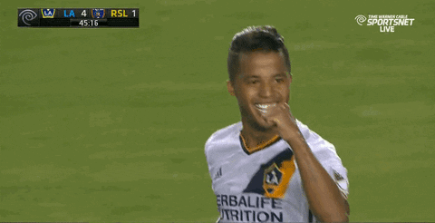 giovani dos santos smile GIF by LA Galaxy