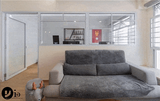 yangsinspiration living room aluminium frame door GIF
