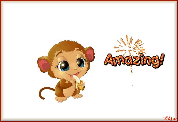 Monkey Fireworks GIF