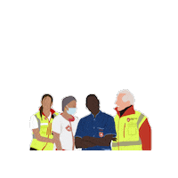 Solidaire Secouriste Sticker