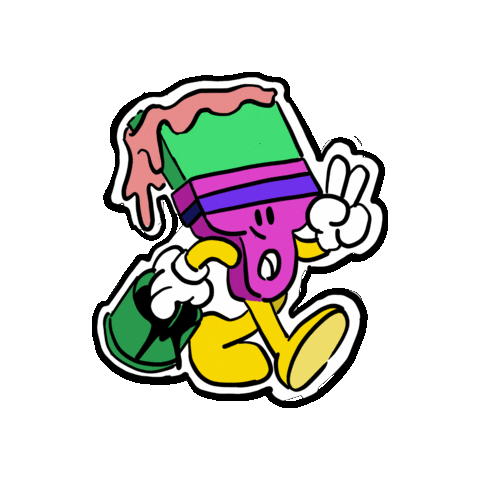 The_Starter_Labs giphygifmaker doodle tsl paint brush Sticker