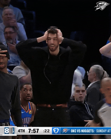 Lets Go Wow GIF by OKC Thunder