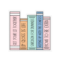 Books Reading Sticker by Jen Jones