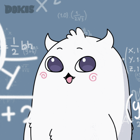 Thinking Calculating GIF by Dokis