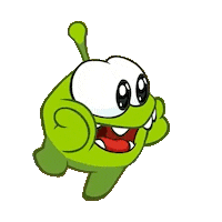 Happy Eyes Sticker by Om Nom