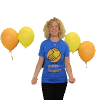 Confetti Ballon Sticker by Burger Support