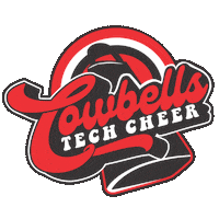tumbletech cowbells techcheer tech cheer techcheercowbells Sticker