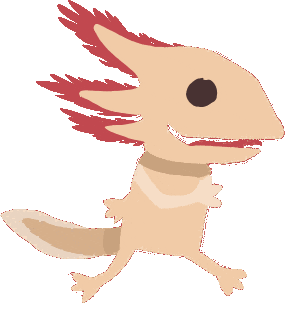 clevendeavgames run axolotl uch ultimate chicken horse Sticker