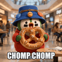 Penguin Chomp GIF by ZaddyFi
