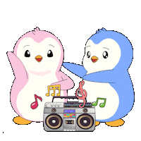 I Love You Dancing Sticker by Pudgy Penguins