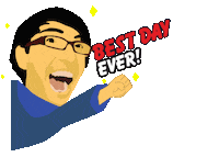 Happy Day Sticker by aworkplus