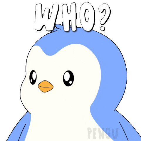 Searching Side To Side Sticker by Pudgy Penguins