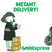 Delivery Send Sticker by Grab Indonesia