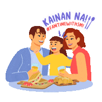 Eat Family Time Sticker by SM Supermalls