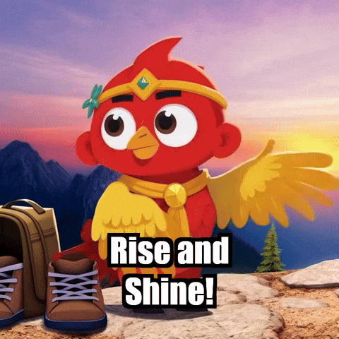 Rise And Shine GIF by The Cardinal Virtue