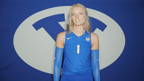 Volleyball Victory GIF by BYU Cougars