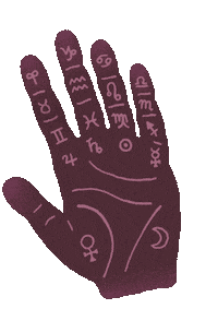 depictionsbydewi halloween hand supernatural waving Sticker