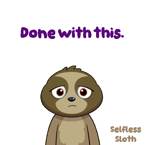 Sloth Sticker by VeeFriends
