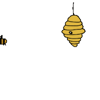 Bee Honey Sticker