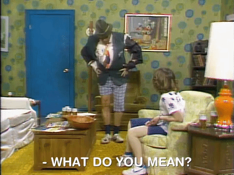 you cant do that on television splat GIF