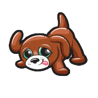 dog puppy Sticker by Basic Fun!