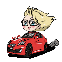 Car H Sticker