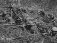NationalWWIMuseum black and white military footage soldiers GIF